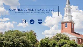 Fall 2024 Commencement Exercises | Southeastern Seminary & Judson College