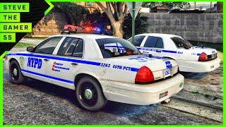 Playing GTA 5 As A POLICE OFFICER Gang Unit Patrol|| GTA 5 Mod| 4K