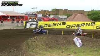 Seewer in the last corner vs Gifting in MXGP Qualifying Race! #LiquiMolyMXGPGermany