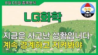 LG화학 - 지금은 사고난 상황입니다 ㅣ 계속 경계하고 지켜봐야