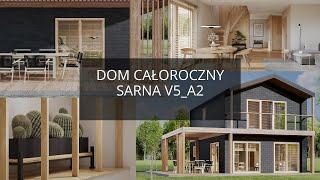 Dom całoroczny SARNA V5 A2 - 97 m2