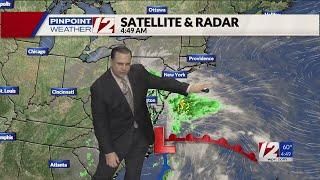 WPRI 12 Weather Forecast 9/18/24:  Dense fog this morning; showers ahead