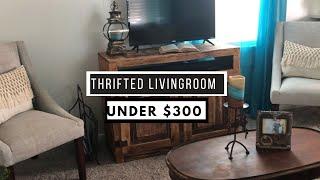 EXTREME THRIFTED LIVING ROOM MAKEOVER | UNDER $300