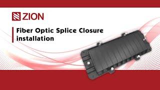 Horizontal Fiber Optic Splice Closure Waterproof sealing strip installation