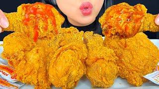 ASMR FRIED CHICKEN HOT HONEY POPEYES