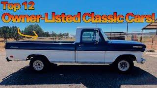 Hidden Gems on Craigslist: 12 Must See Classic Cars for Sale by Owner!