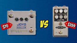 Joyo Avallon vs Origin Effects Cali76 - Guitar Compressor Pedal Shootout