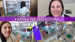 FAXINA NA GELADEIRA  LIMPEZA COMPLETA  CANAL PATY GIMENES