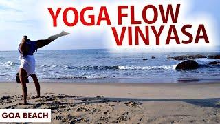 20 minutes full body vinyasa yoga flow | Beginners to Intermediate | Goa | Adiyogam