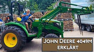 John Deere 4049M Kompakttraktor erklärt, Erfahrungen, Leistungsmerkmale und Ausstattung