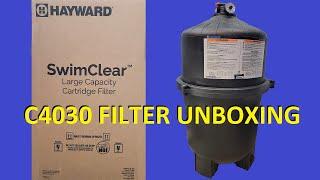 Hayward C4030 Cartridge Filter Unboxing