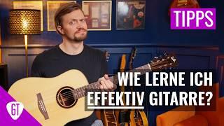 Wie lerne ich effektiv Gitarre? | Tipps & Tricks