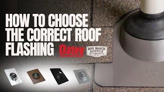 Oatey Flashings | How to Choose The Correct Roof Flashing