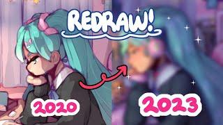 Lofi Miku Beats Redraw [ART TIMELAPSE]