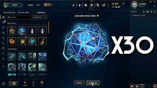 Opening 30 Arcane 2024 Orbs + Grab Bags & Rerolls! | Loot Opening