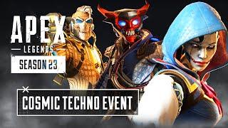 All "Cosmic Techno" Event Skins - Apex Legends Season 23