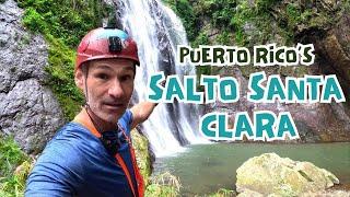 Rappelling Puerto Rico's STUNNING Salto Santa Clara