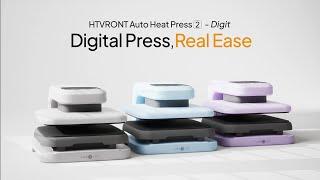 HTVRONT Auto Heat Press 2: Digital Press & Easy Customization | Unlock New Possibilities!