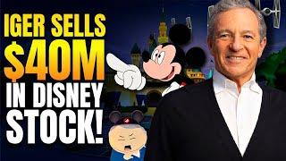 Disney Stock ROCK: CEO Bob Iger SELLS Forty Million $$$ PLUS After Disney World Announcement!