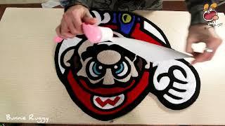 Rug Tufting | Super Mario Custom Rugs Collection | ASMR