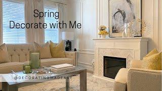 2022 Spring Decorate with Me| Living Room/Dining Room Refresh|Decorating Ideas