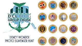 Disney Wonder Scavenger Hunt Solutions - DCL Blog Cruise V - July 2024