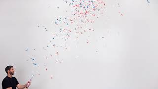 Red White And Blue Confetti Cannon | Superior Celebrations