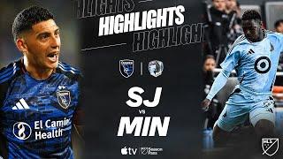 San Jose Earthquakes vs. Minnesota United | Full Match Highlights