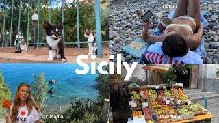 Sicily Travel Vlog |  exploring Italian beaches and flea markets + life changing pizza