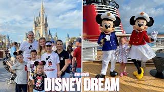 DISNEY DREAM COME TRUE | FIRST FAMILY VACATION TO DISNEY WORLD PLUS DISNEY DREAM CRUISE | THE MOVIE