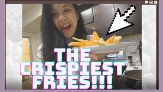 COOK & CHAT: Healthy Habits & Coping with Stress + CRISPIEST FRIES! [RECIPE!]