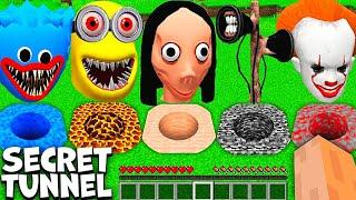 I FOUND MOMO GIRL SECRET TUNNEL IN MINECRAFT | MINECRAFT MOMO | RICH MINER |