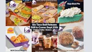 Six Big Releases from Taco Bell Still to Come in 2024: September 25th #tacobell #fastfood #tacos