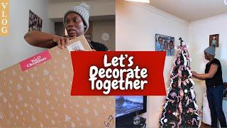 VLOGMAS 2024 Day 13 | Setting Up And Decorating My Pop Up Pre - Lit Christmas Tree