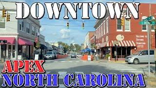 Apex - North Carolina - 4K Downtown Drive