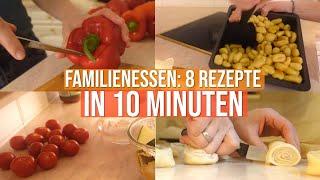 8 Rezepte in 10 Minuten für Kinder - 1x Kochen 2x Essen