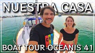 BOAT TOUR: our boat to go around the world | Beneteau Oceanis 41, year 2016 - Chez Team