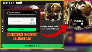 NEW REDEEM CODE GLITCH IN BALLON D’OR EVENT! WHERE IS REDEEM CODE REWARD IN FC MOBILE 25? NEW LEAKS!