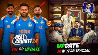 Real Cricket 24 Phase 2 Update Playstore | Dream Cricket 25 New year Update Finally & More....