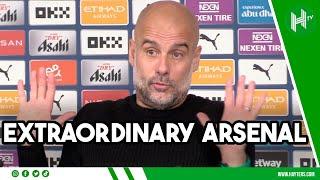 Arsenal one of the BEST TEAMS in the WORLD! Pep Guardiola | Man City 2-2 Arsenal