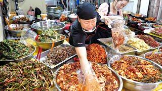 It's amazing! Amazing Korean side dish kimchi, japchae, and egg roll making process!