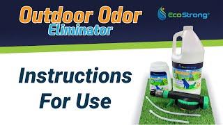 EcoStrong Outdoor Odor Eliminator 1 Gallon With Sprayer Instructional Video