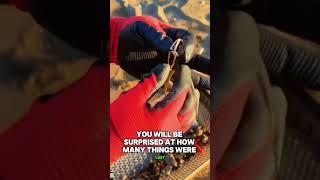 Exciting beach treasure hunt#fyp #knowledge #funny #cleanup#Beach