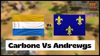 Age of Empires 3- Dutch Vs French | Carbone Vs Andrewgs | Aoe3 DE | 1v1 Pro Game | 4K