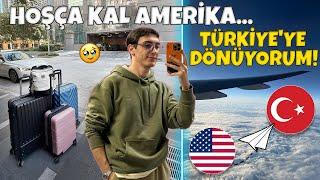 AMERİKA'DAN TÜRKİYE'YE DÖNÜYORUM! Amerika Vlog, Amerika Türkiye Yolculuğum, Amerika'da Yaşam, Teksas