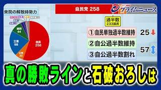 【石破政権“真の勝敗ライン”とは】揺れる党内政局と衆院選の焦点 橋本五郎×山田惠資×林尚行 2024/10/14放送＜後編＞