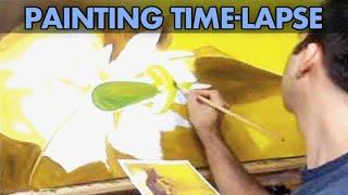 Yellow Tulip Painting