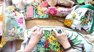 #slowstitching | Projects in Progress | Let's do a Thrift Upcycle Ep 1