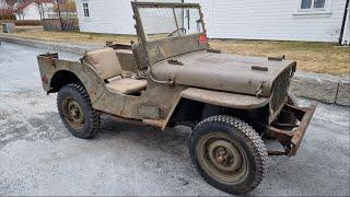 Restoring a barnfind 1942 Ford GPW | WW2 jeep with recoilless rifle