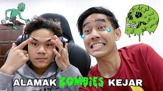 LARI WOI ADA ZOMBIE  ESCAPE THE ZOMBIE SCHOOL OBBY 